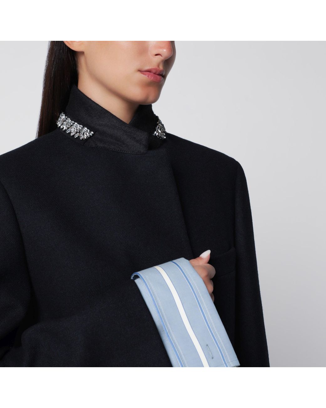 Cappotto Blu di Prada in Black
