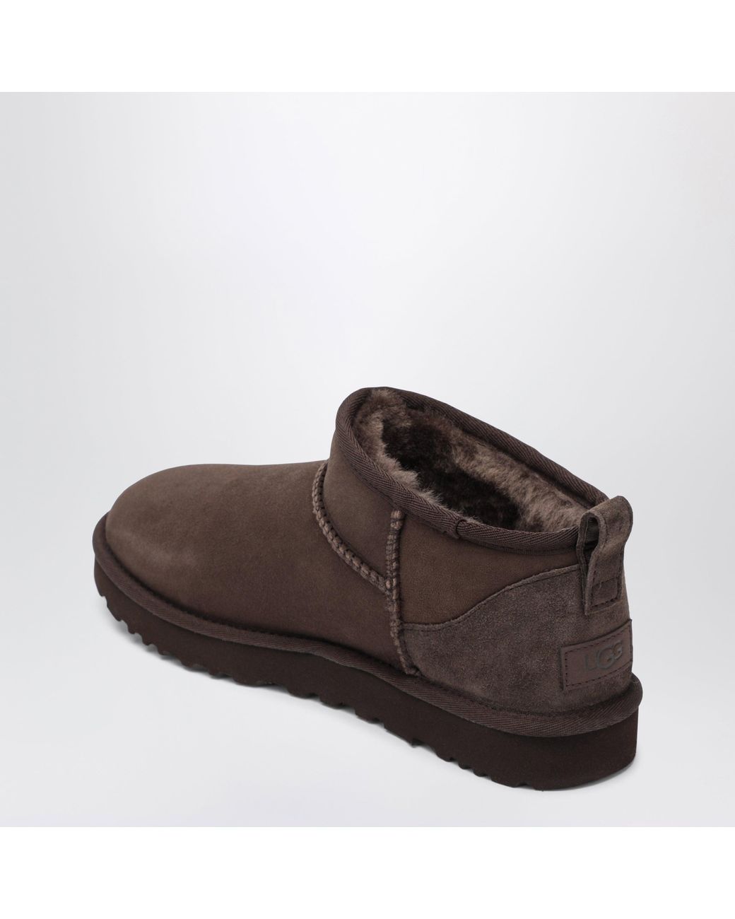 Ugg Brown Classic Ultra Mini Ankle Boots