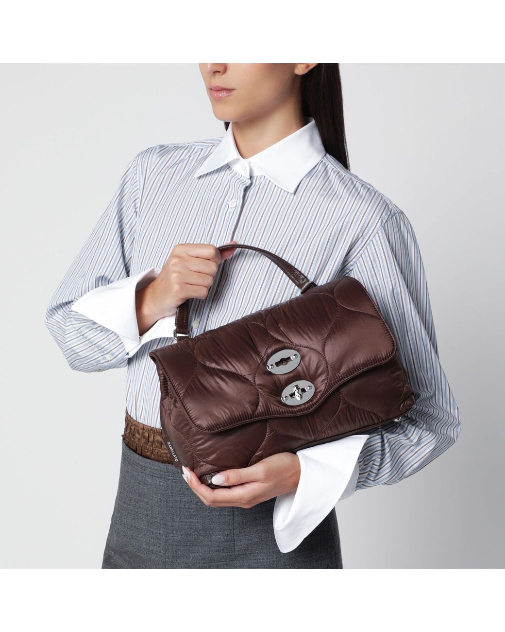Zanellato Brown Small Postina Bag