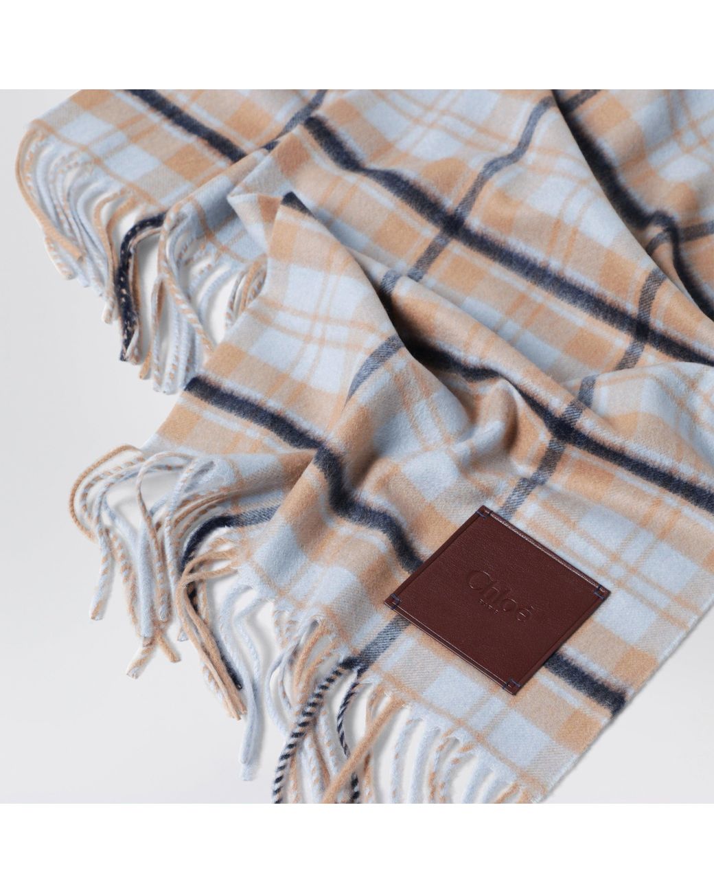 Chloé Gray Highlanding Scarf