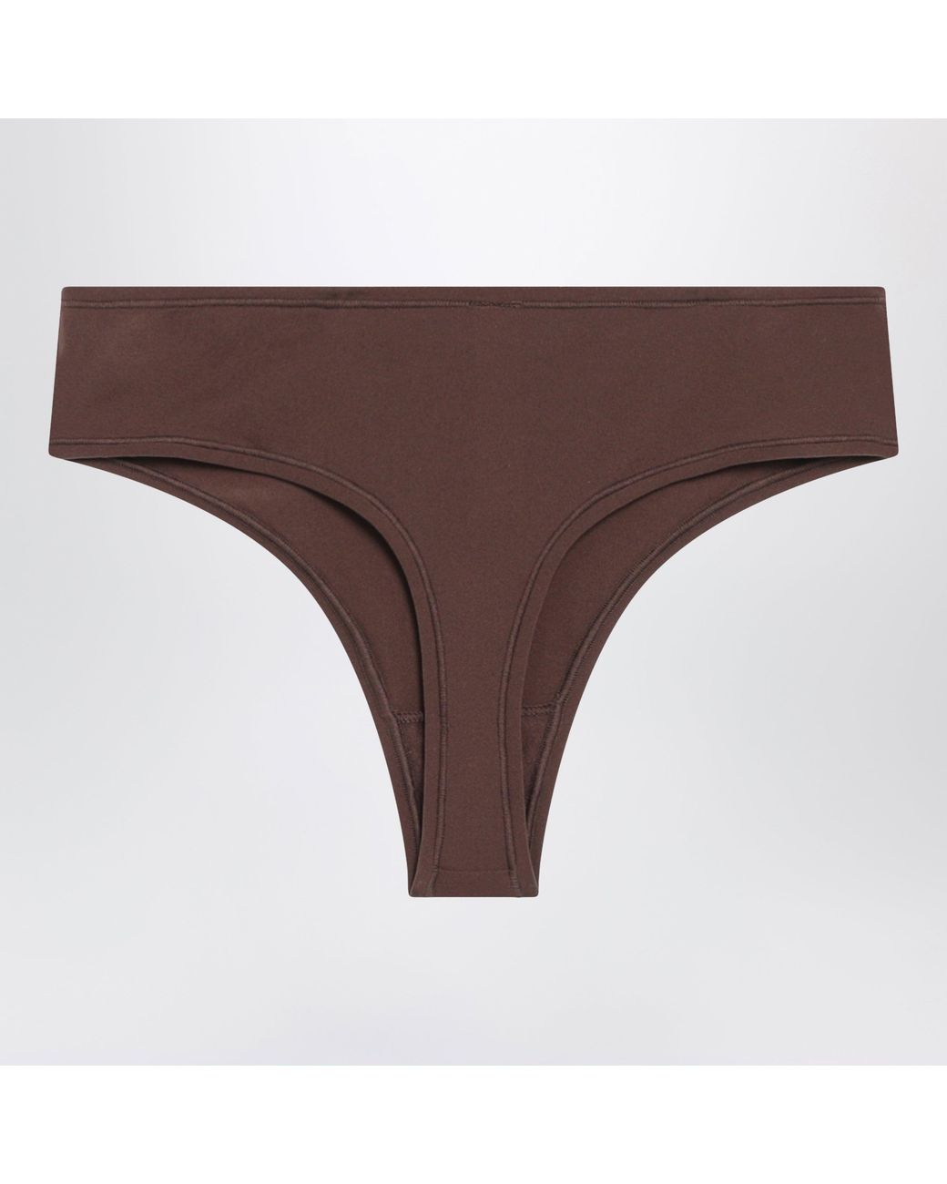 Skims Brown Cocoa Thong Mini
