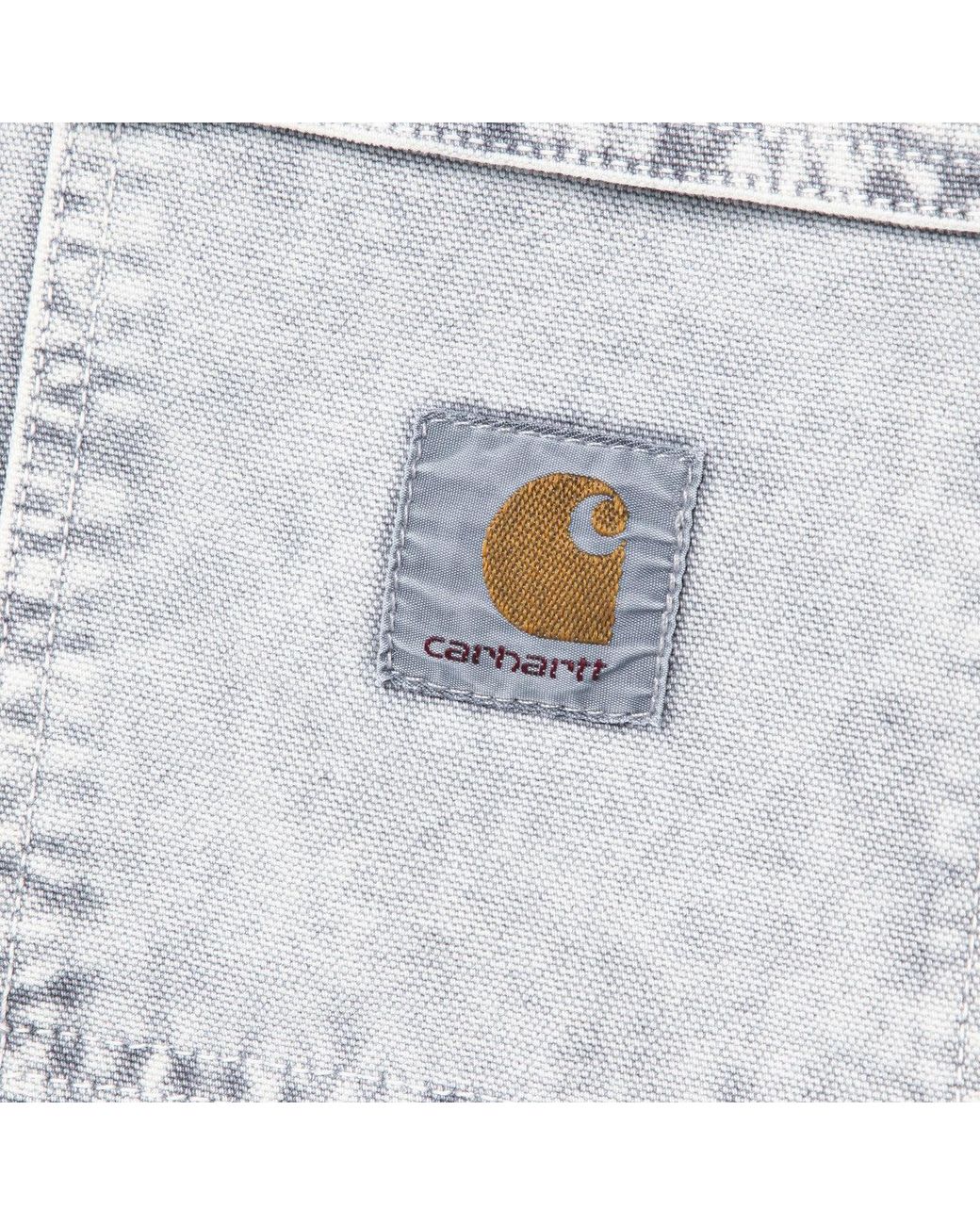 Carhartt Gray Og Arctic Jacket Chalk Wash for men