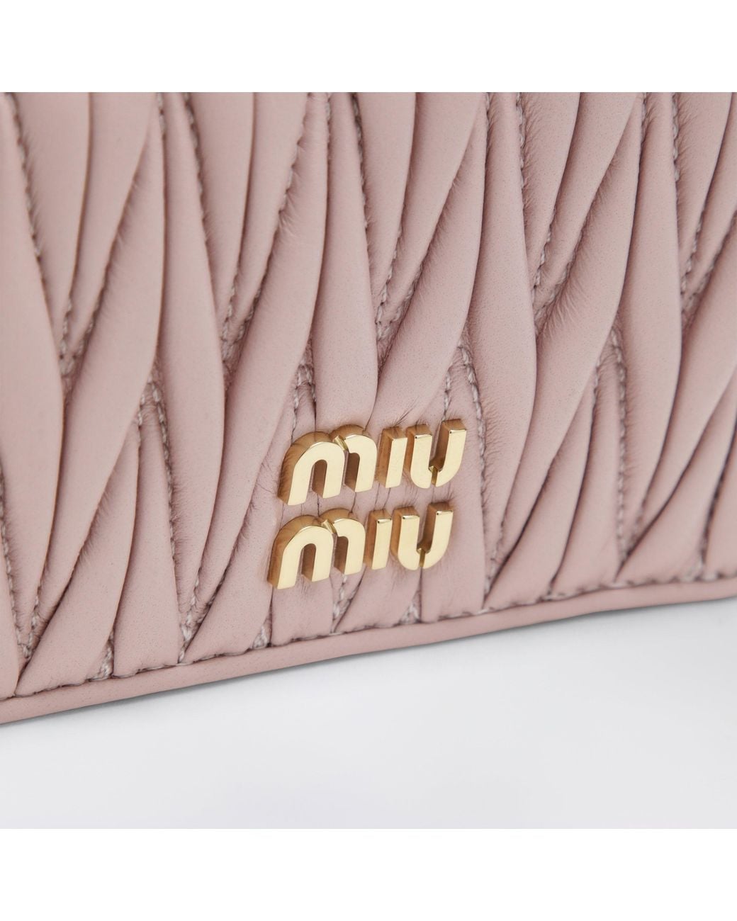 Miu Miu Pink Compact Wallet