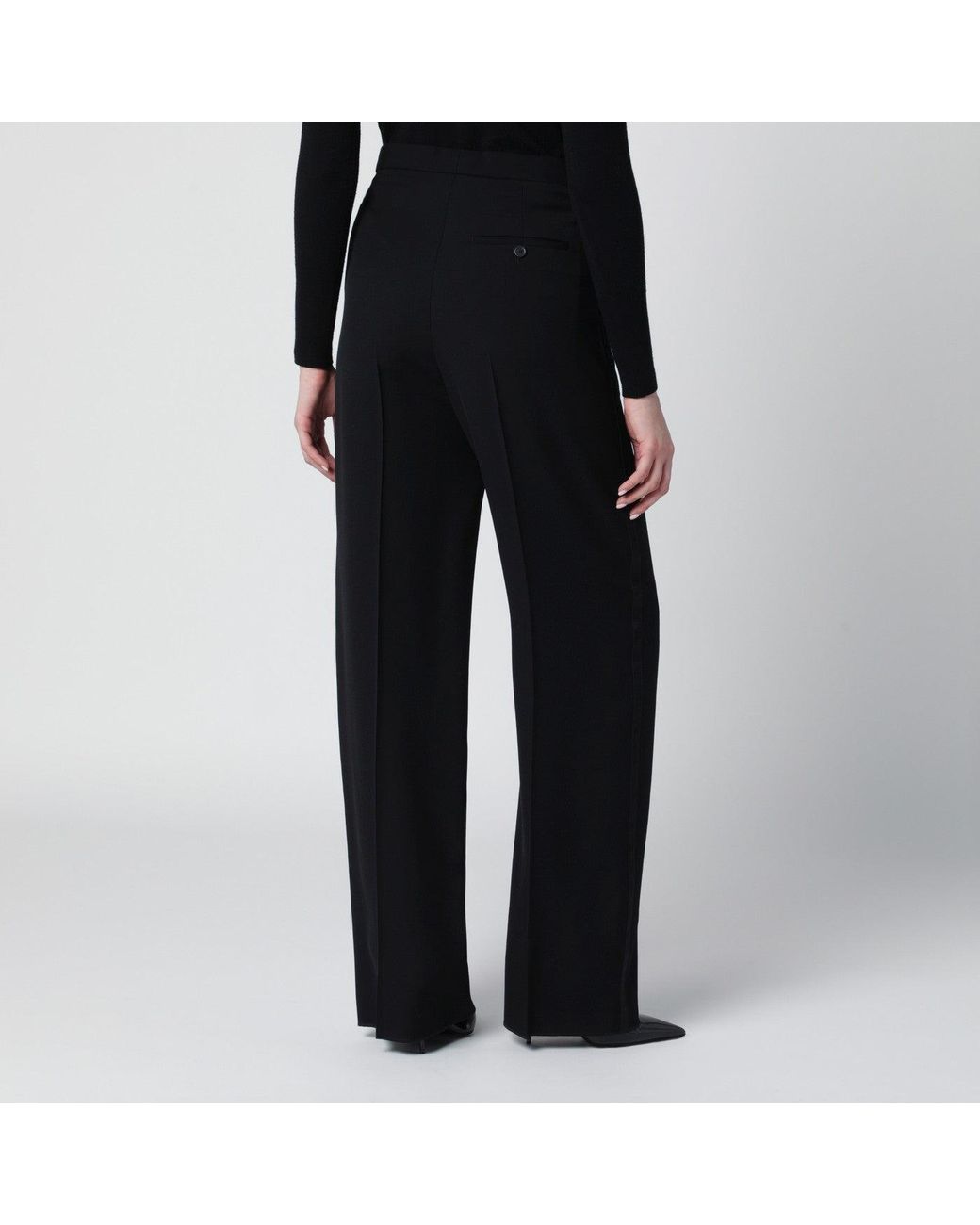 Balenciaga Black Wool Trousers