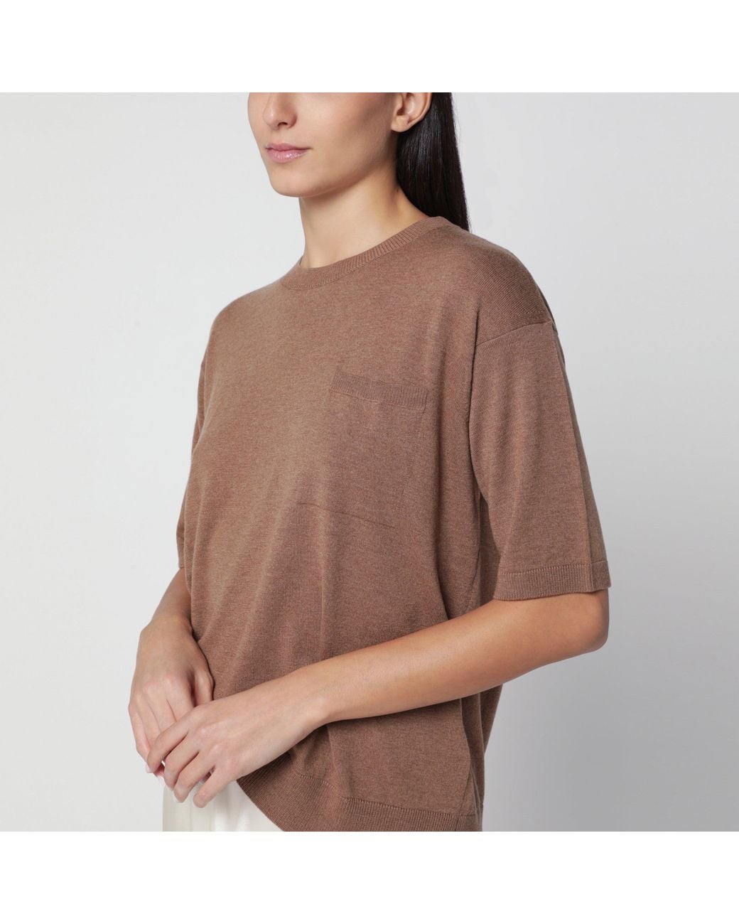Max Mara Brown Aurelia Camel-Colored Wool Sweater