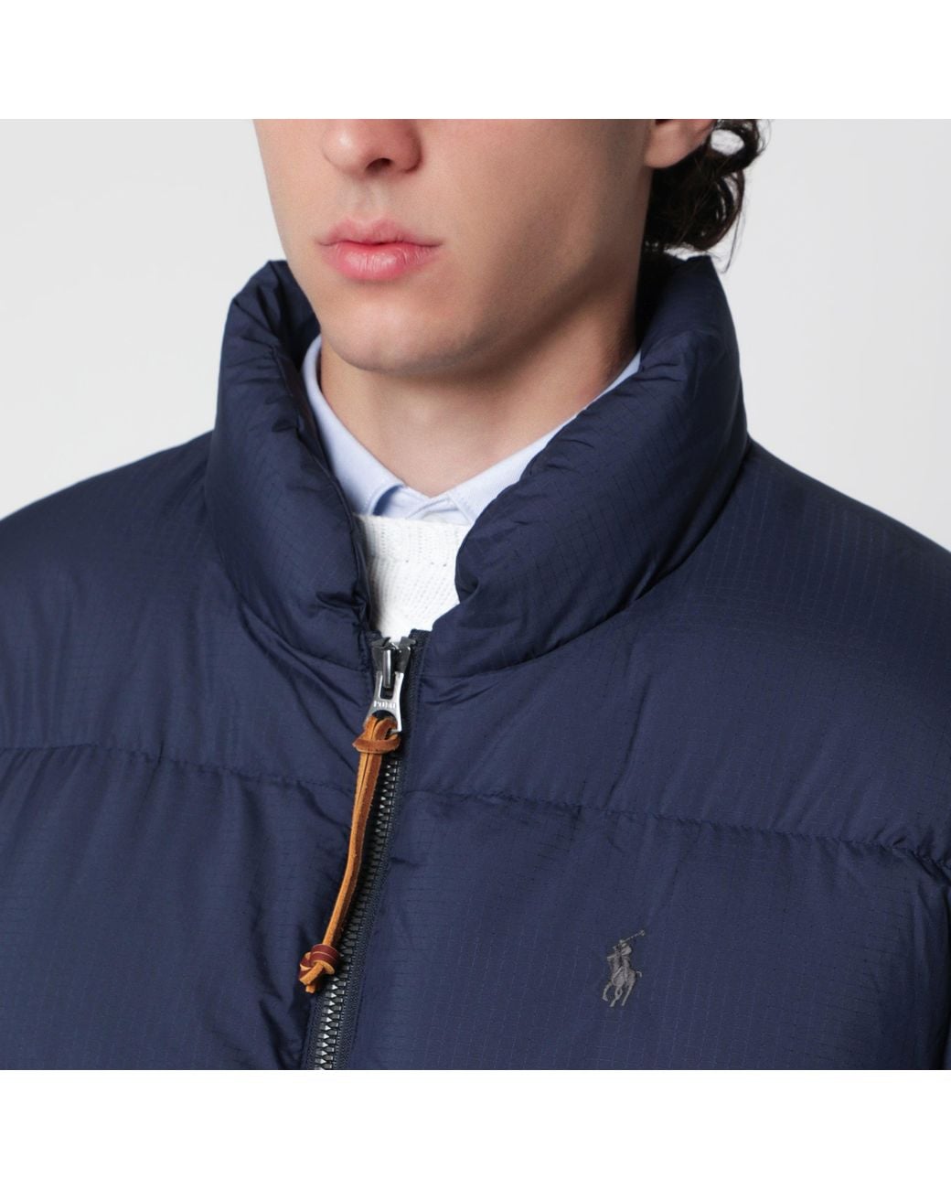 Polo Ralph Lauren Blue Wyoming Ripstop Down Jacket for men