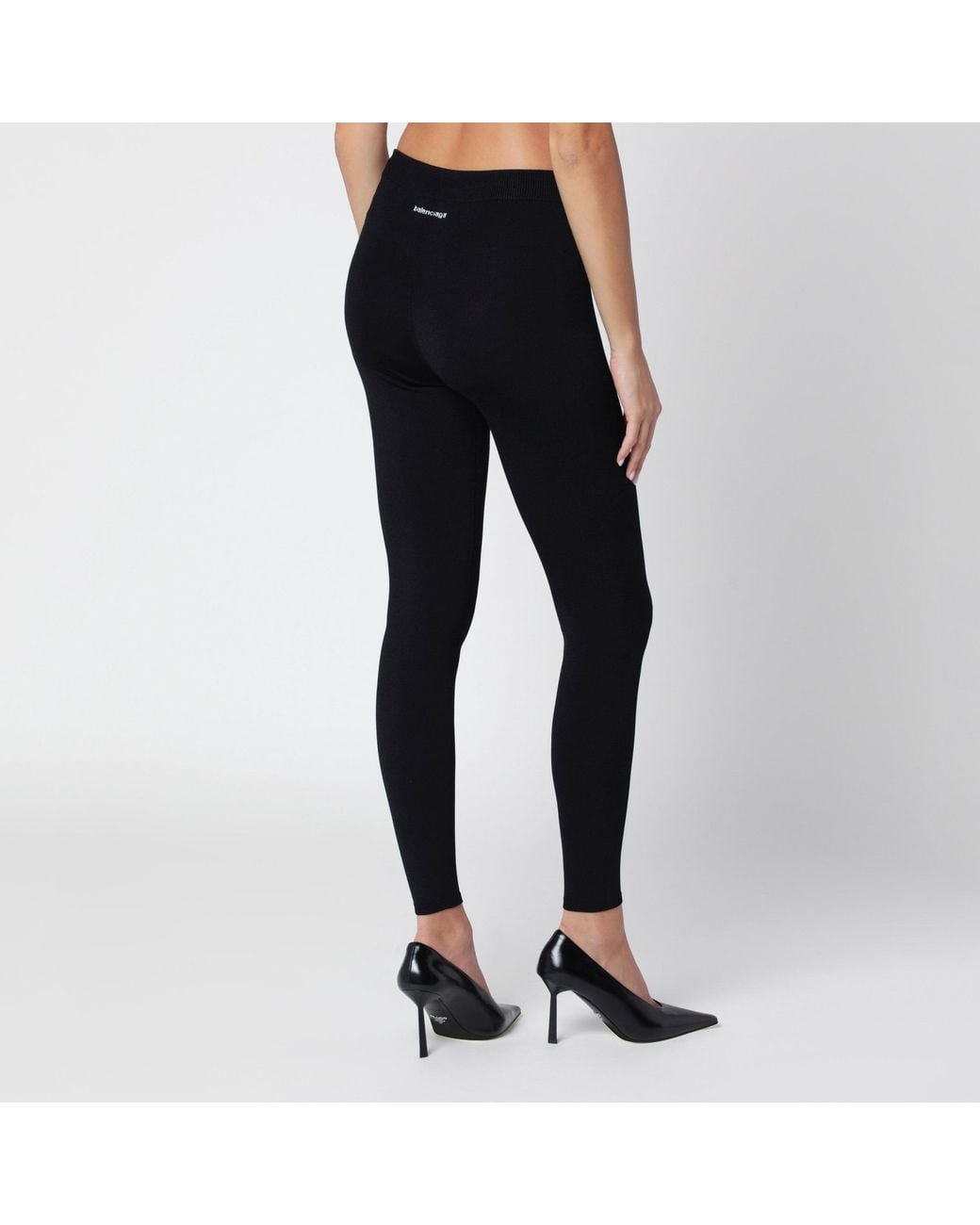 Balenciaga Black Techwear Leggings