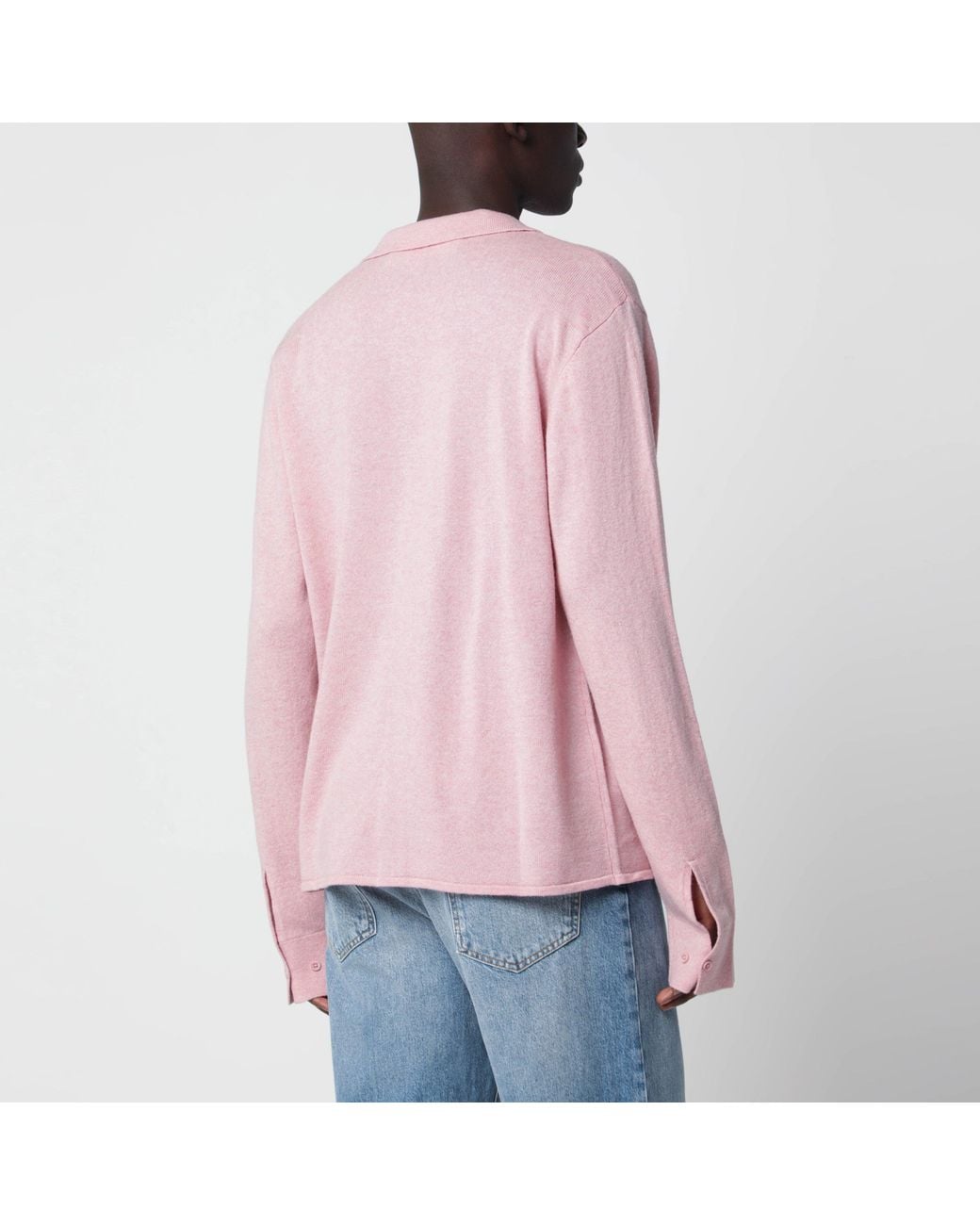 Séfr Pink Séfr Shirt-Style Cardigan for men