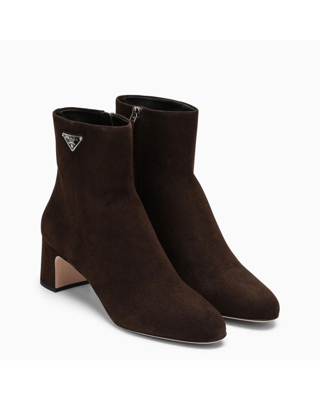 prada suede ankle boots