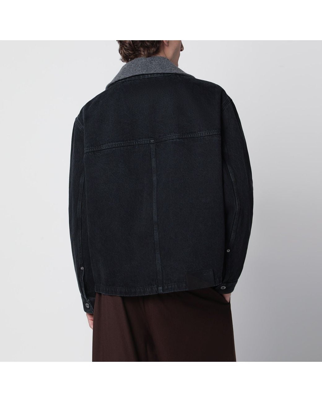 Loewe Black Zip-Up Jacket for men