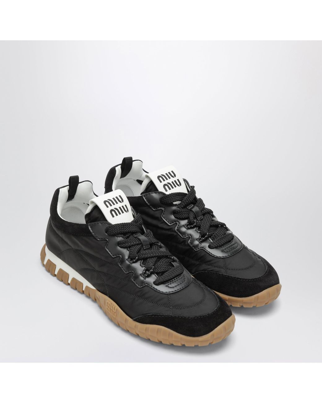 Miu Miu Black Tyre Sneakers