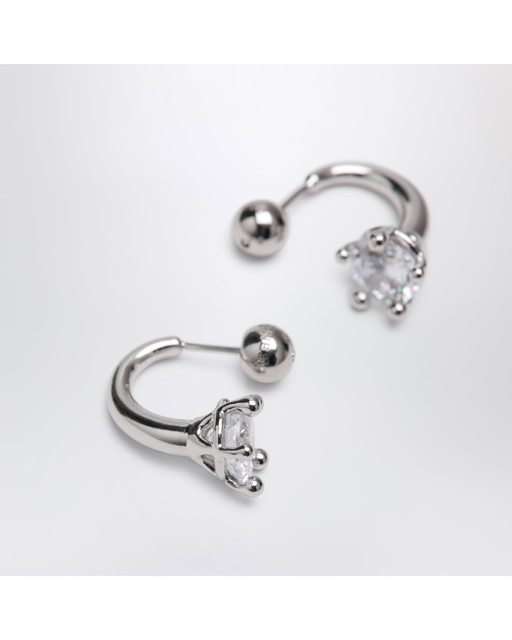 Panconesi Metallic Constellation Earring With Zirconia