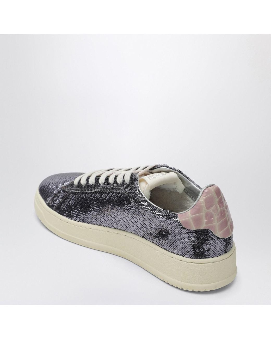 Sneaker Dallas Scintillante En Sequins Gris Autry en coloris Multicolor
