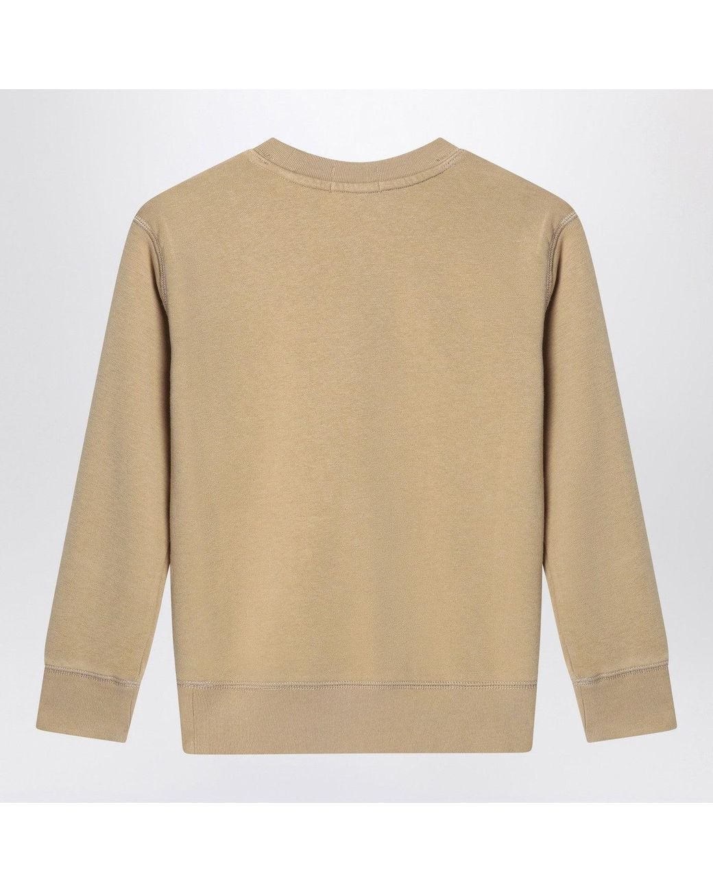 Polo Ralph Lauren Natural Cotton Sweatshirt With Logo