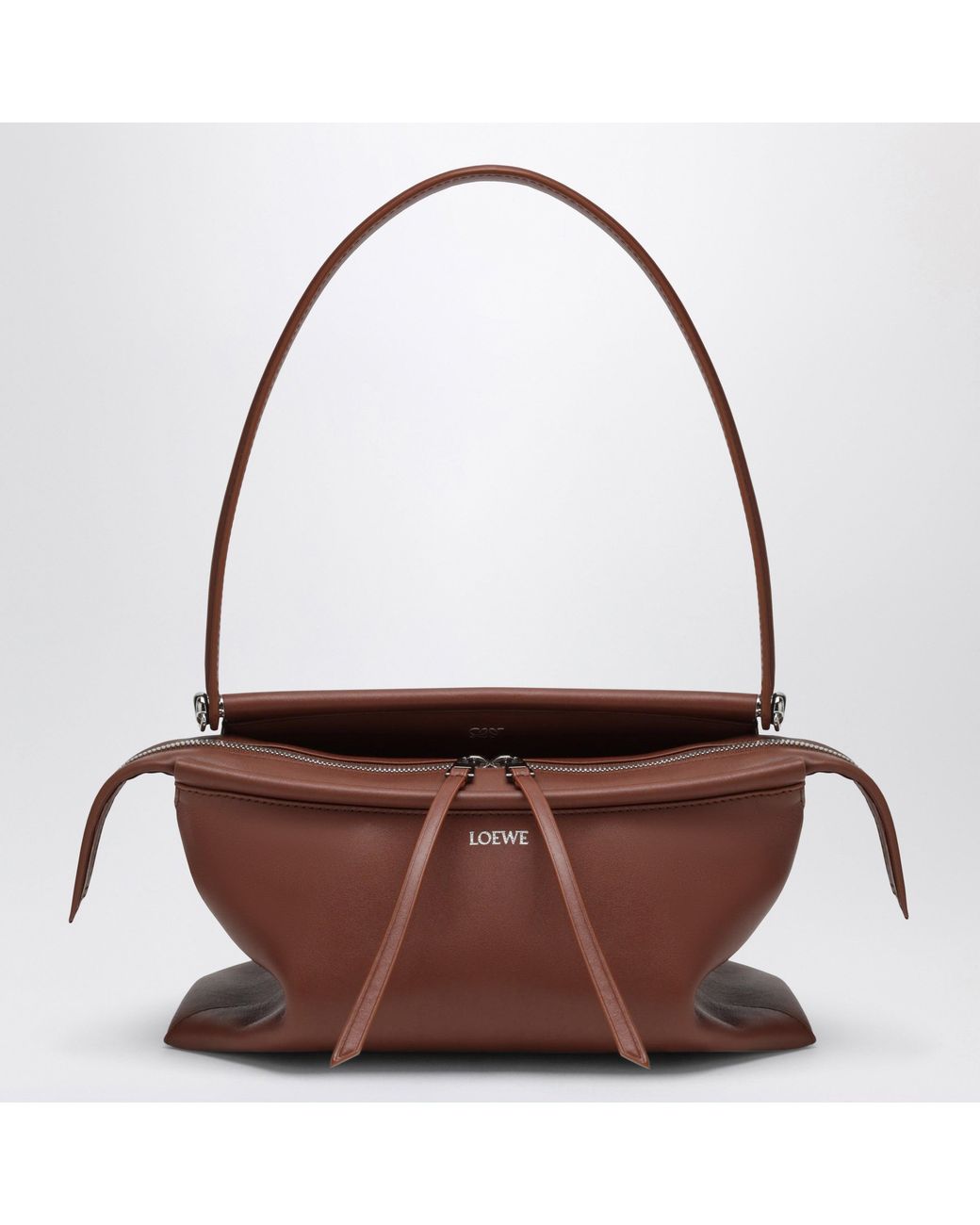 Loewe Brown Whisker Small Cognac Calfskin Bag