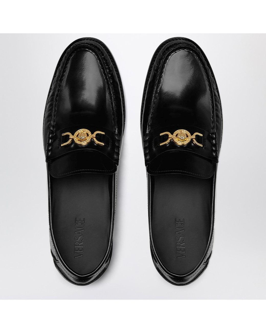 Versace Black Medusa 95 Loafers for men
