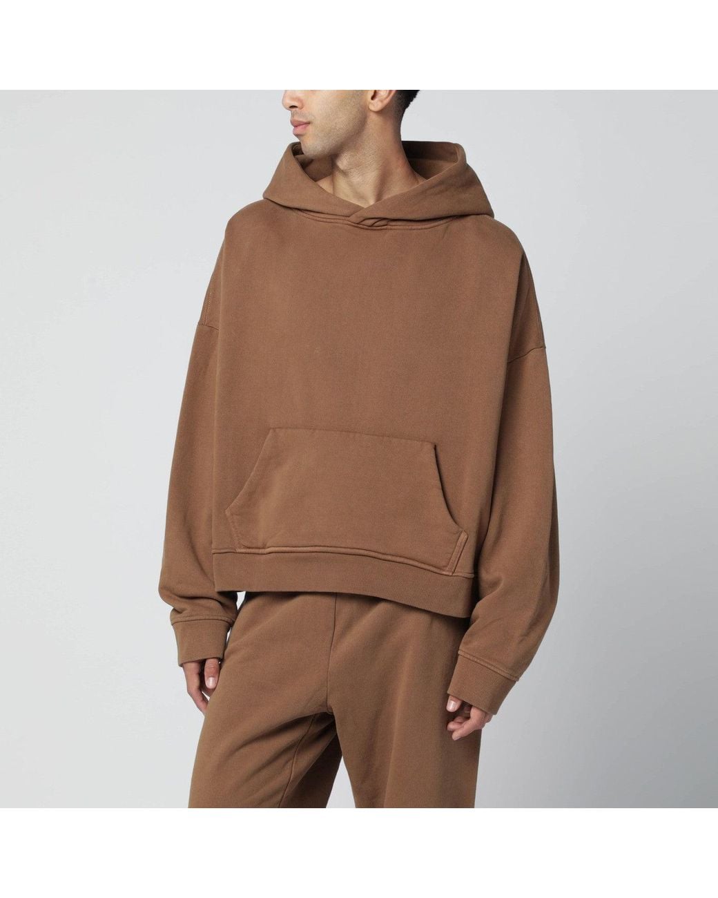 Entire studios Brown Hooded Sweatshirt for men