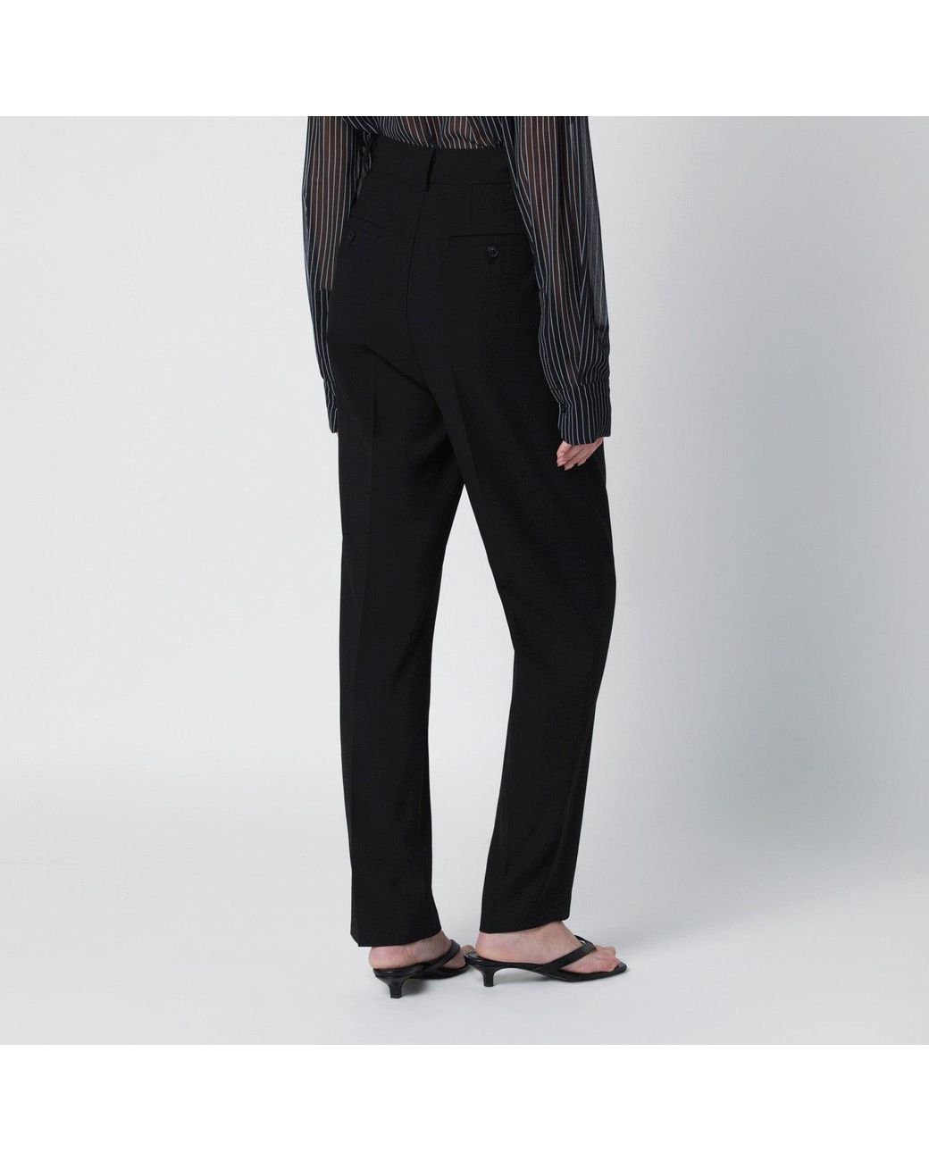 Frankie Shop Black Bea Trousers