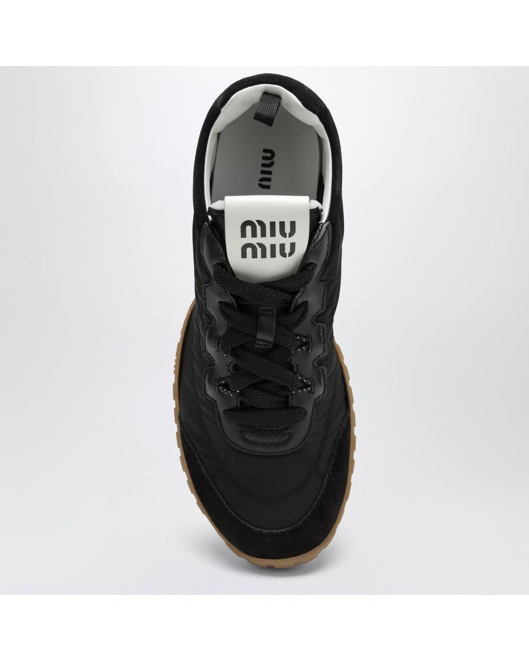 Miu Miu Black Tyre Sneakers