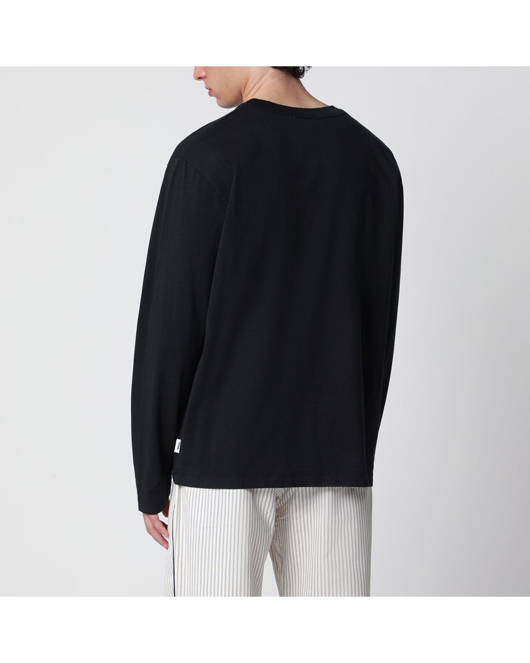 Tekla Black Long-Sleeve T-Shirt for men