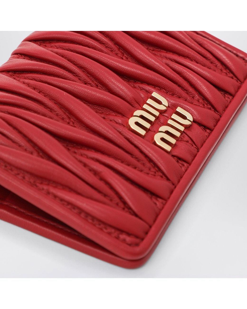 Miu Miu Red Card Holder