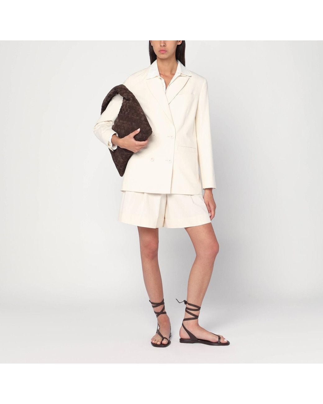 A.P.C. Natural Double-Breasted Jacket