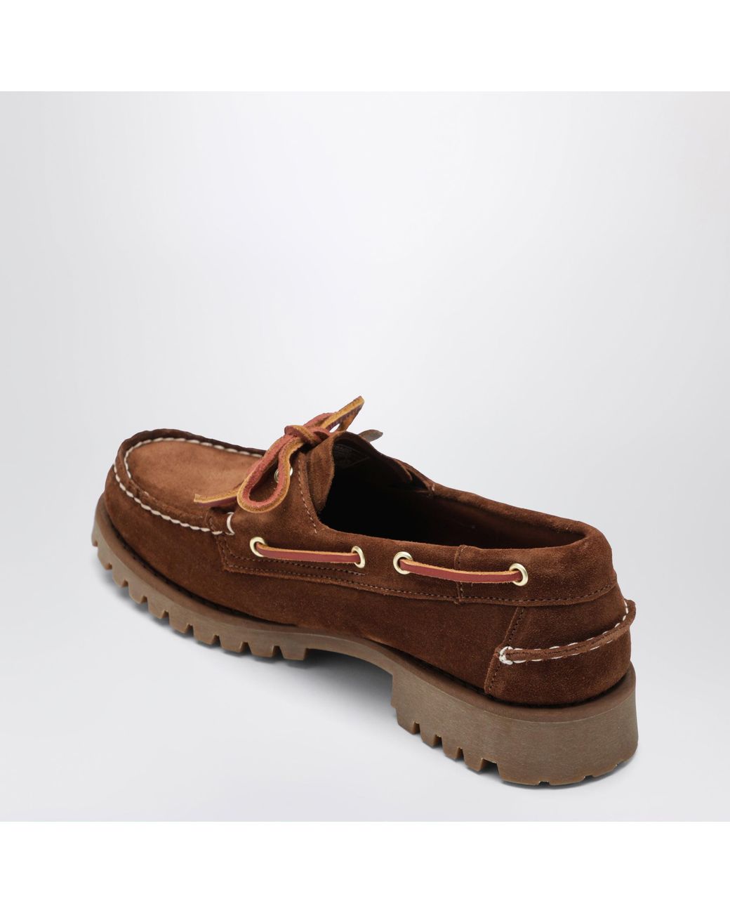 Sebago Brown Ranger Artisan Ox Suede Loafers for men