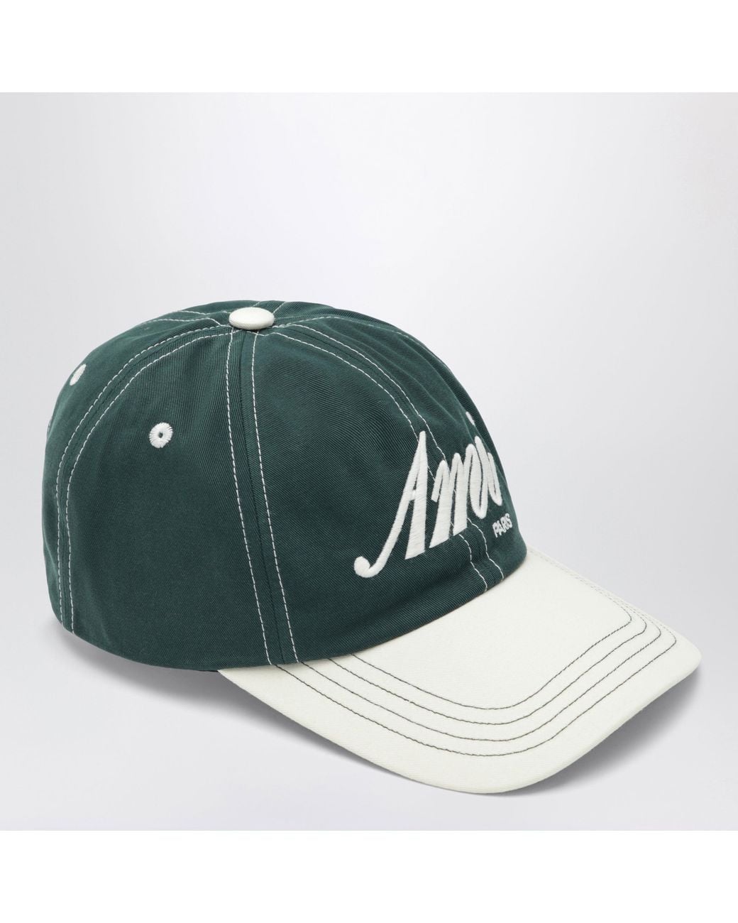 AMI Green Signature Cotton Cap for men