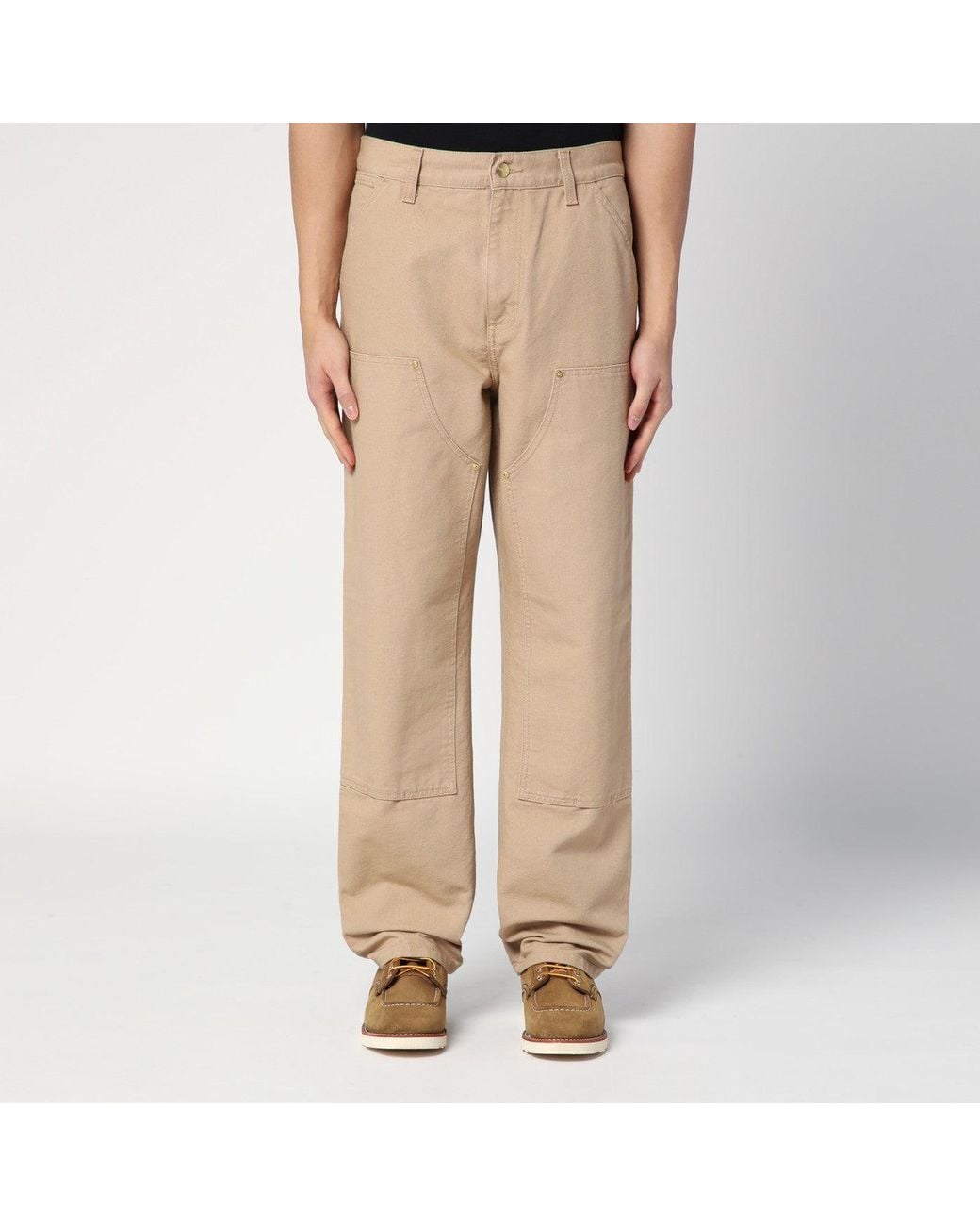 Carhartt Natural Dusty Rinsed Double Knee Pant for men