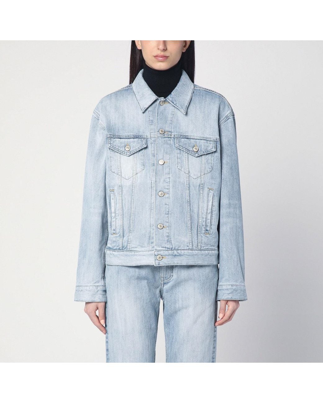 Balenciaga Blue Denim Jacket