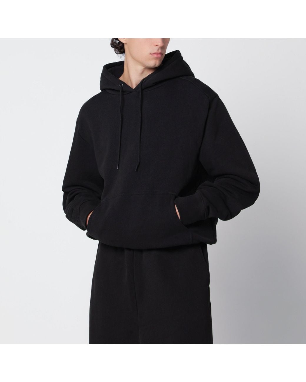 Entire studios Black Standard Hood Hoodie for men