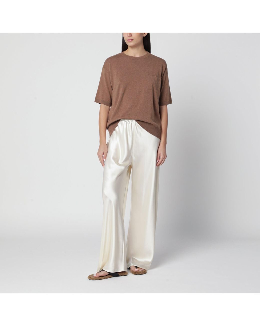 Max Mara Brown Aurelia Camel-Colored Wool Sweater