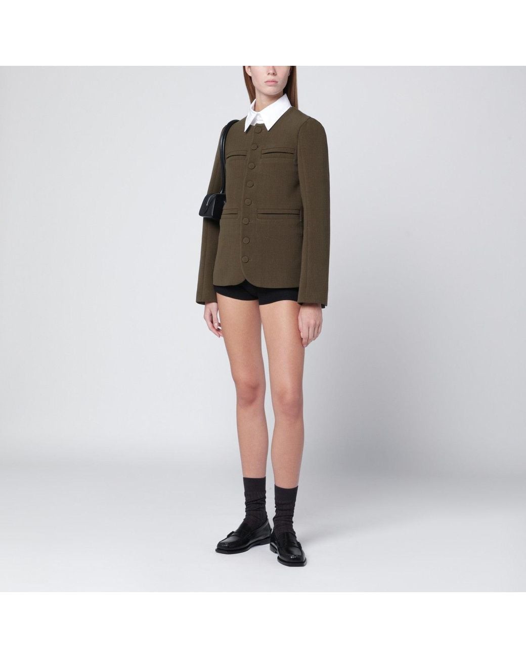 NAMACHEKO Green Moss Wool Blend Jacket