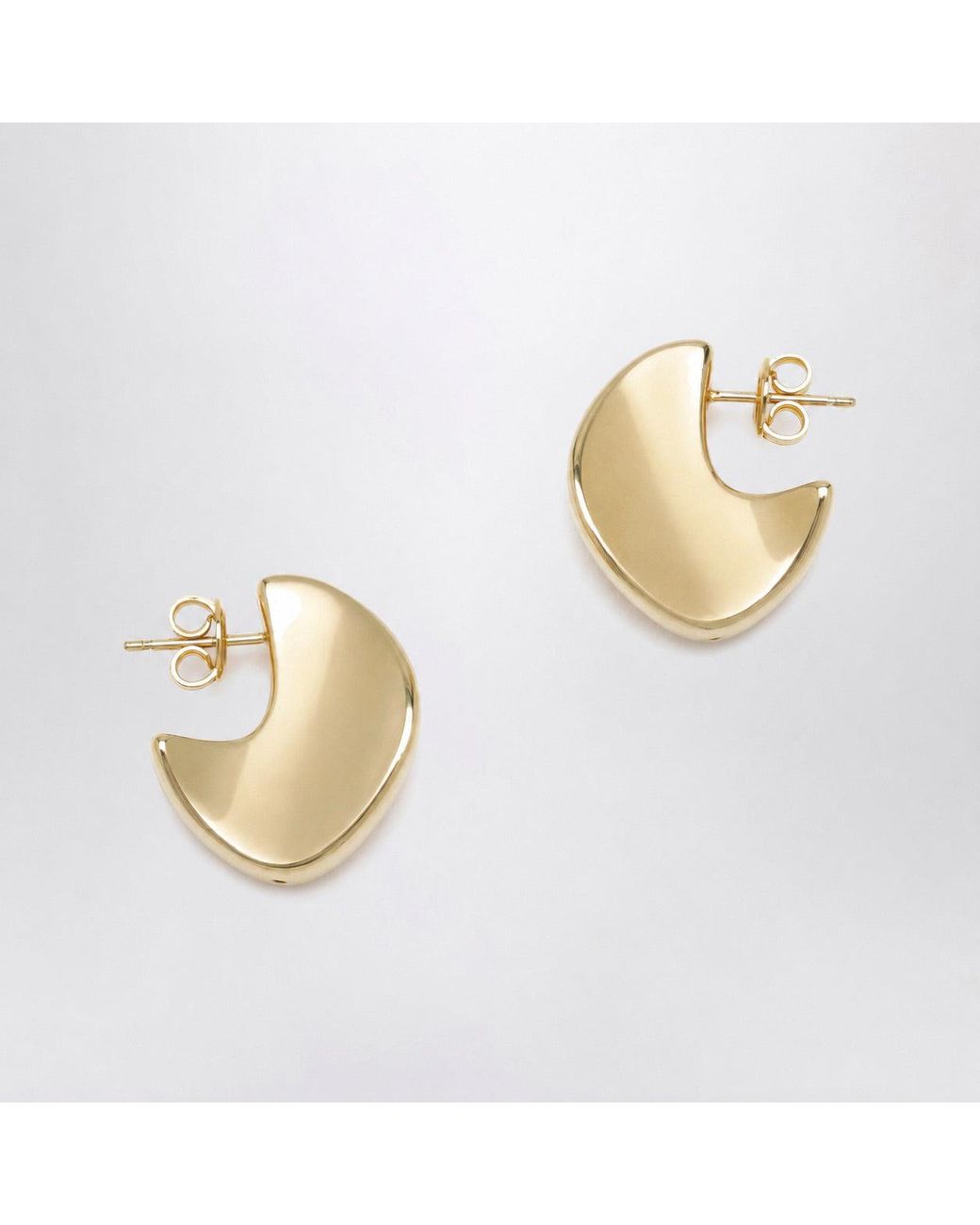 Bottega Veneta Metallic Plated Sterling Earrings