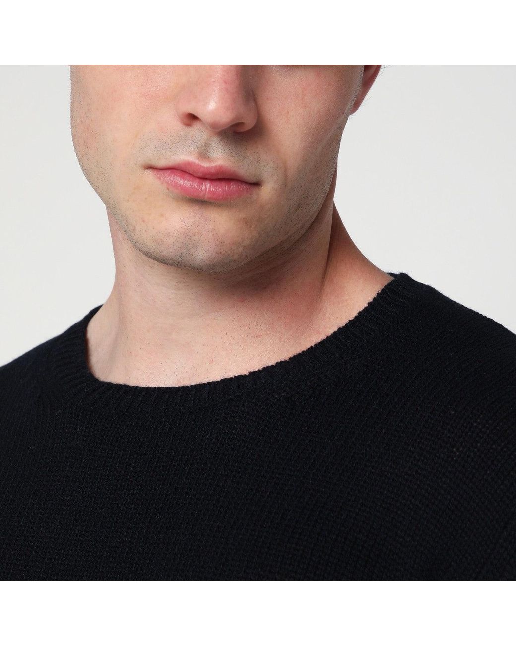 Prada Black Cashmere Sweater for men