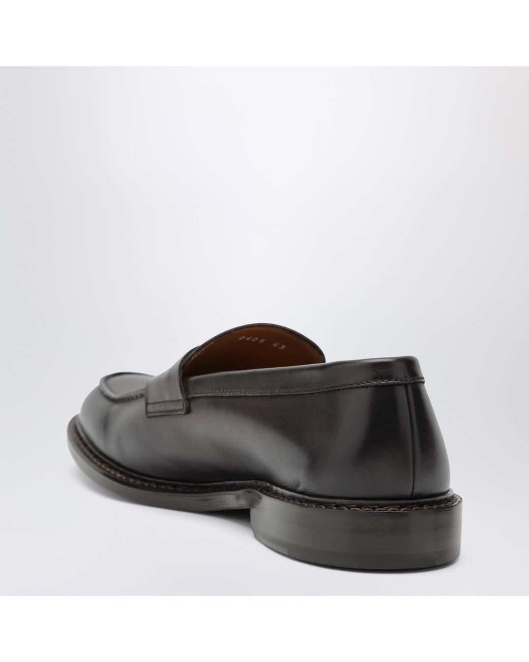 Doucal's Black Penny Loafers for men