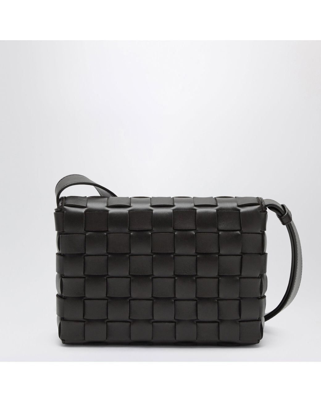 Bottega Veneta Black Orto Messenger Bag for men