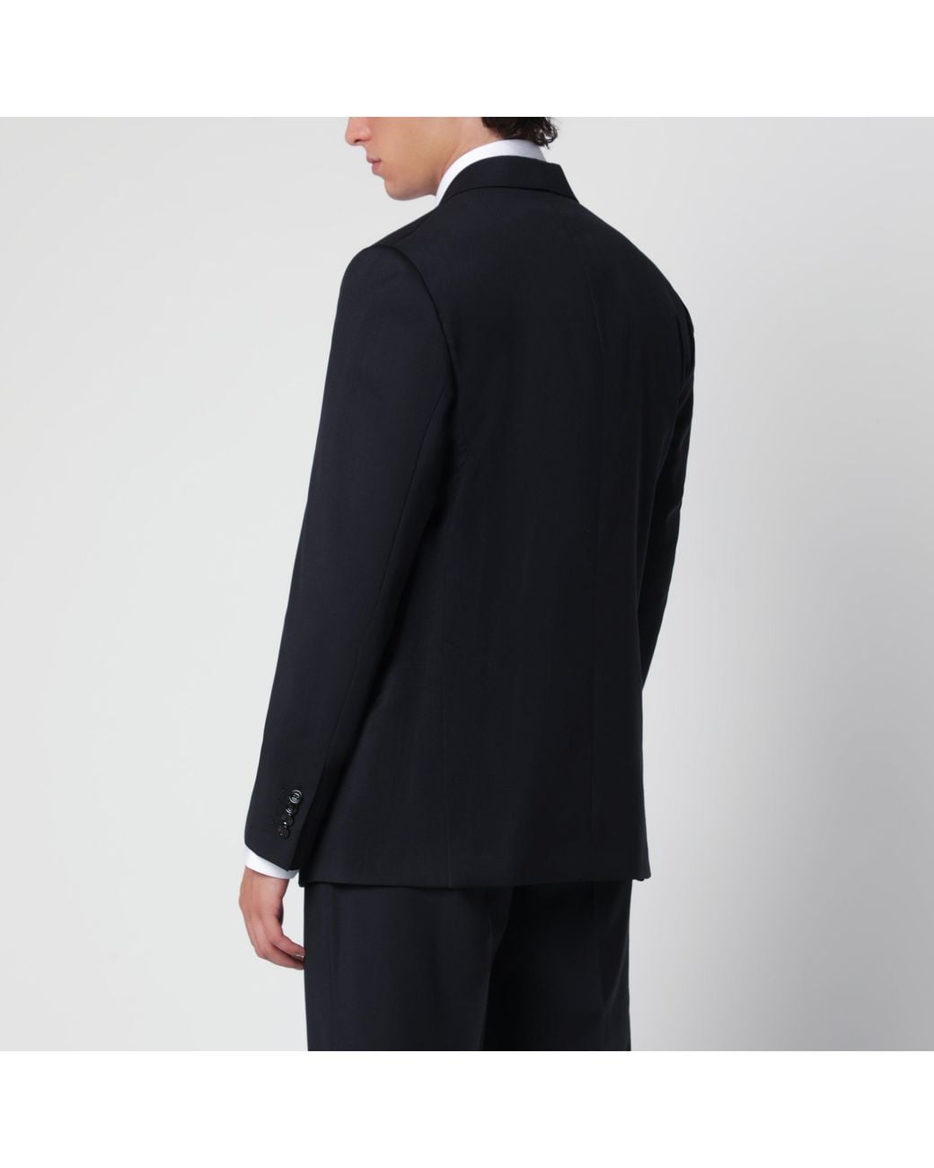 Lardini Blue Single-Breasted Jacket for men