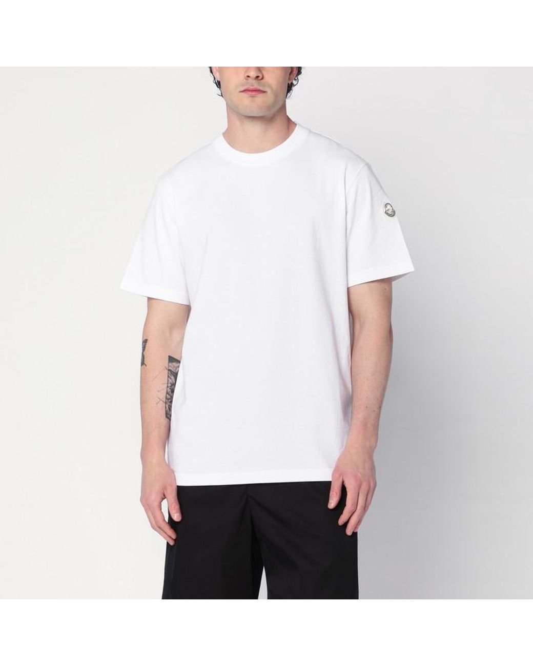 ♪直営店♪Moncler x Mercedes-Benz Printed Cotton T-Shirt MONCLER X MERCEDES-BENZ Printed Cotton T-shirt in White for