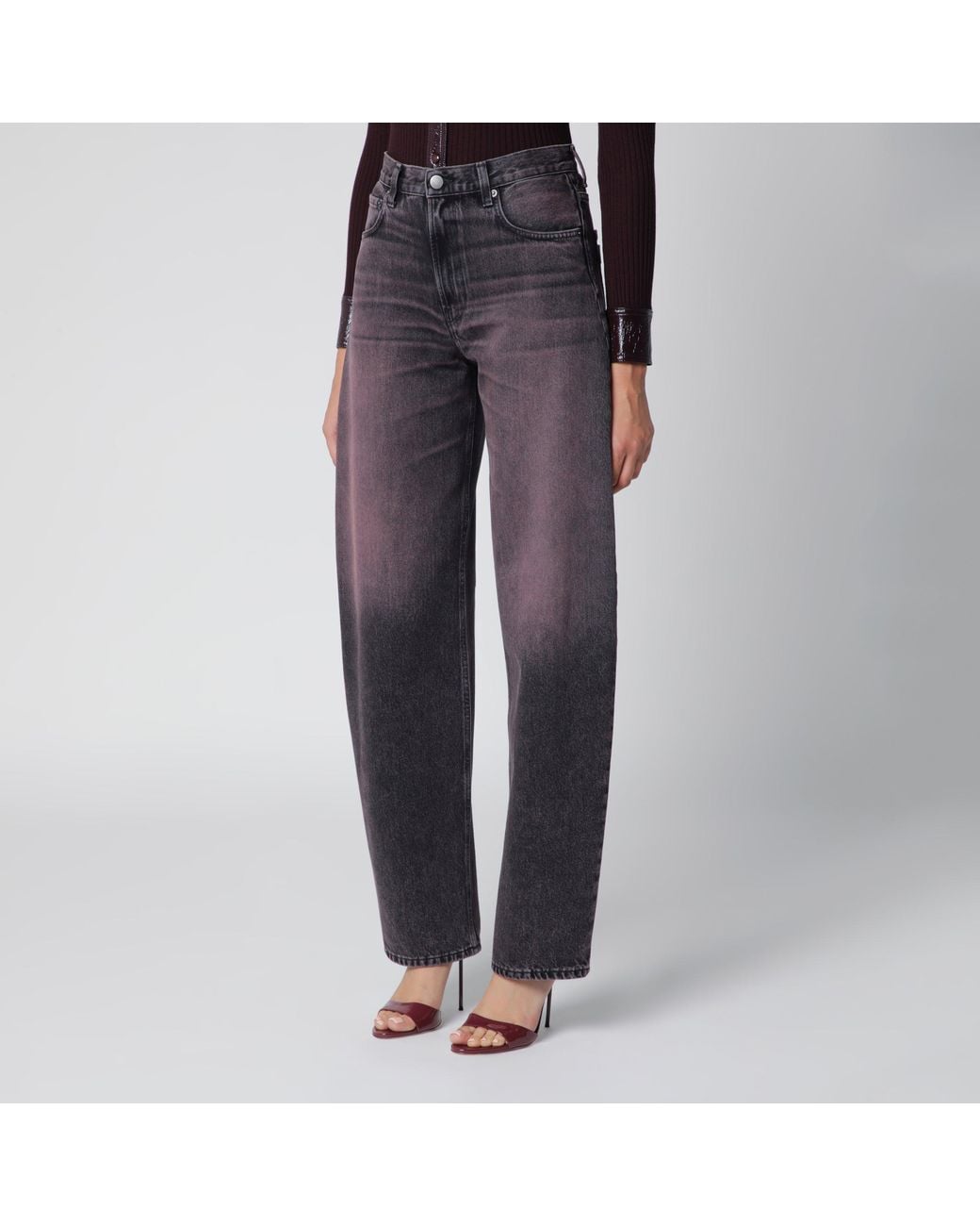 Haikure Purple Washed- Denim Jeans