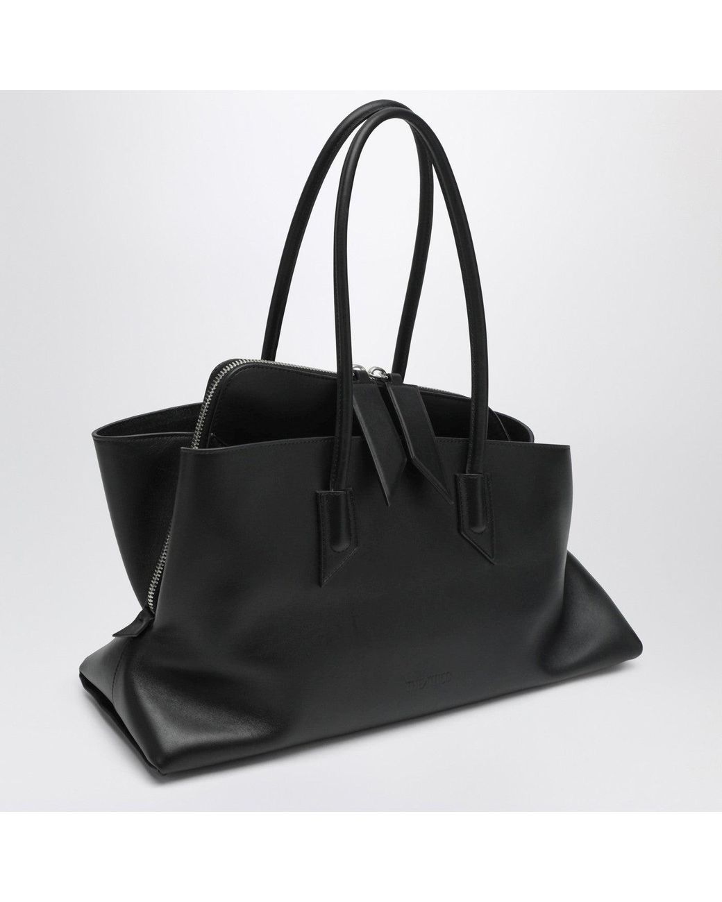 The Attico Black La Passeggiata Medium Bag