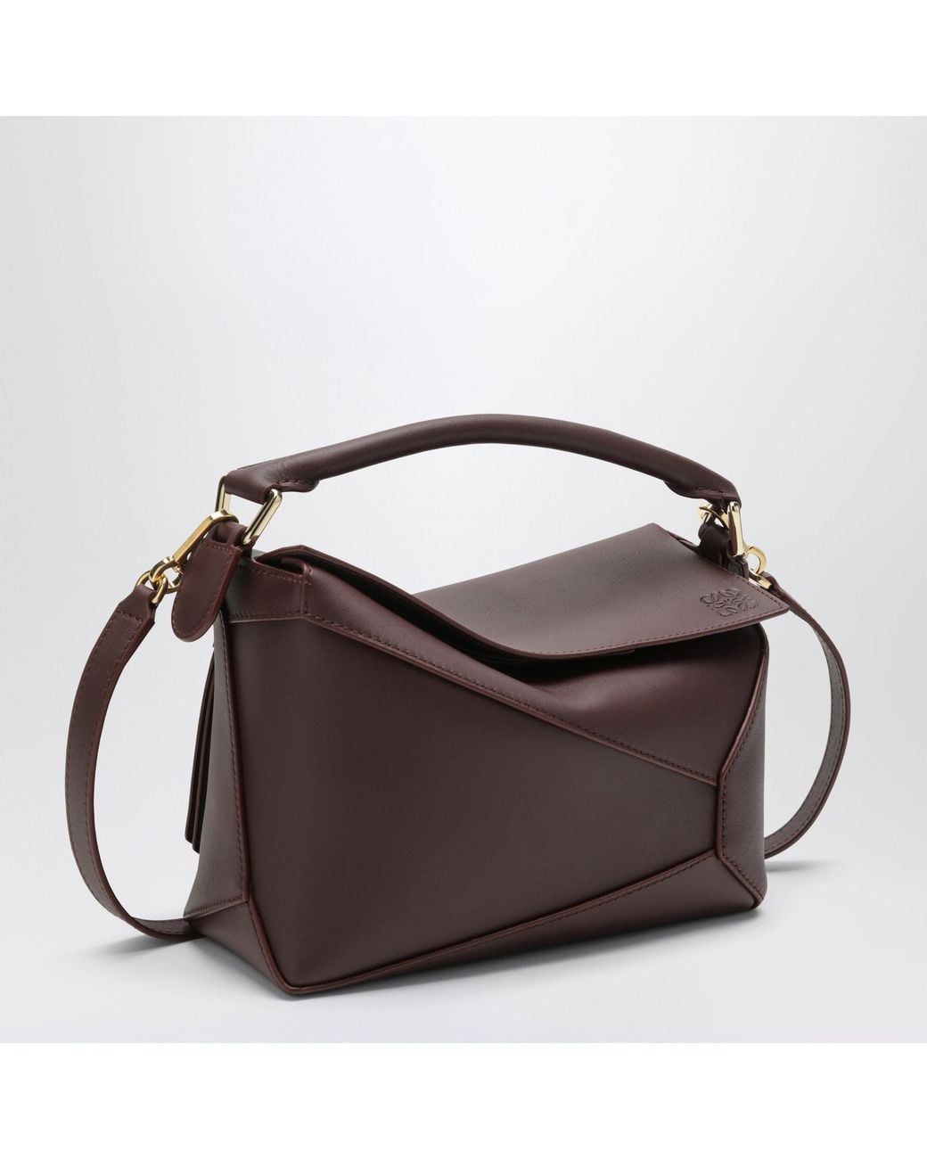 Loewe Brown Small Dark Puzzle Edge Bag