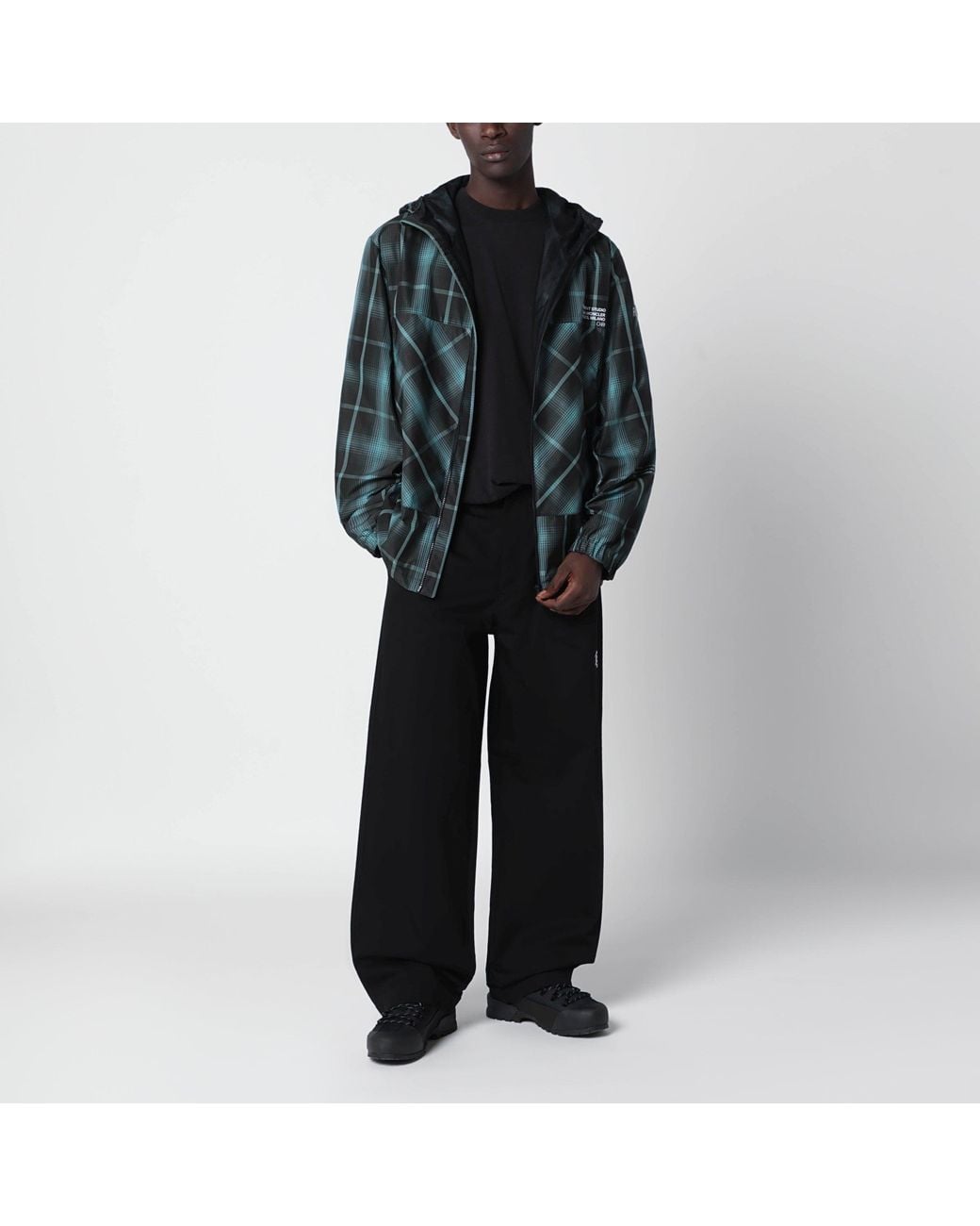 MONCLER X FRGMT Green And Jitsuyō Windbreaker for men
