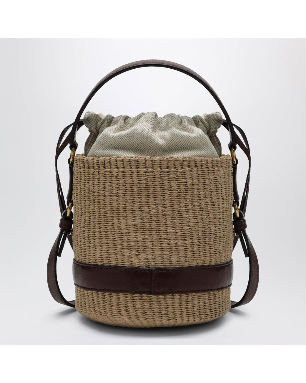 Borsa Cesto Charms di Chloé in Brown