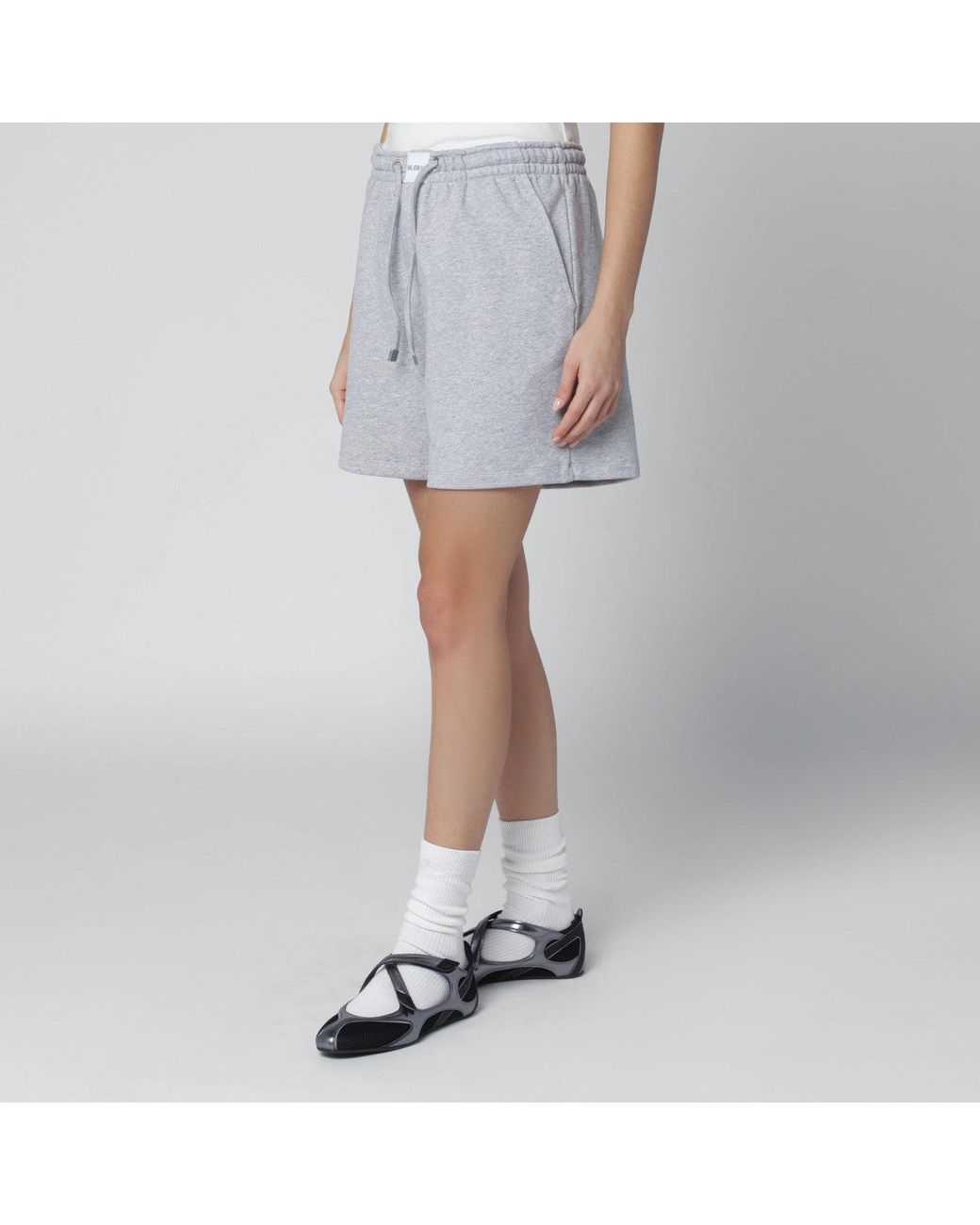 The Attico Blue Cotton Shorts