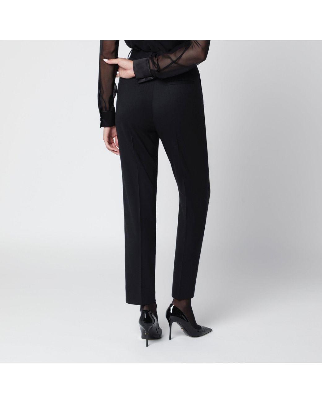 Dolce & Gabbana Black Tailored Trousers