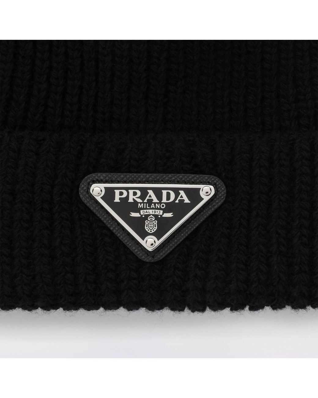 Berretto di Prada in Black da Uomo
