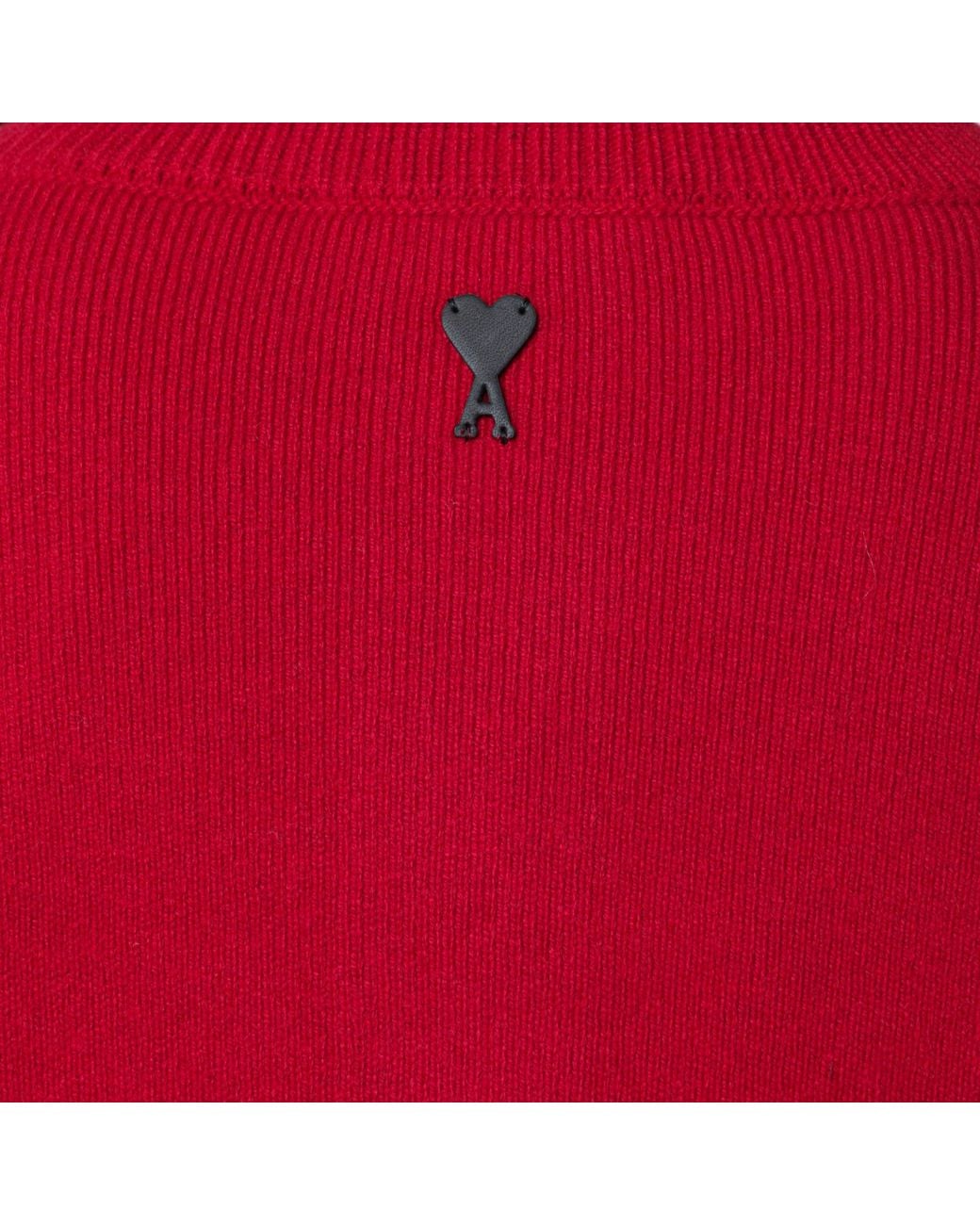 AMI Red Wool Sweater