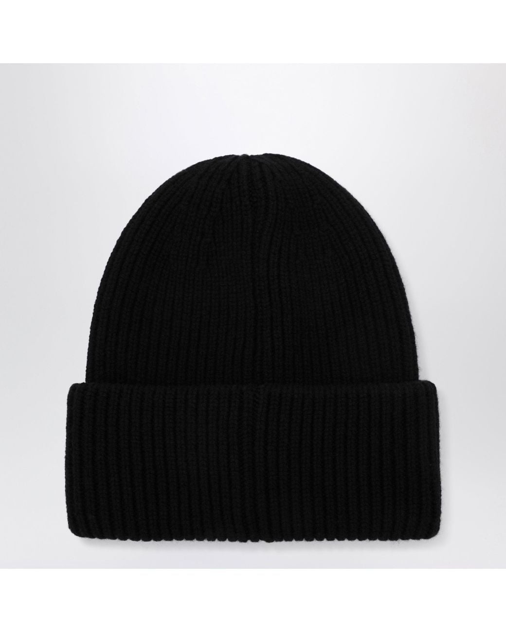 Moncler Black Beanie for men
