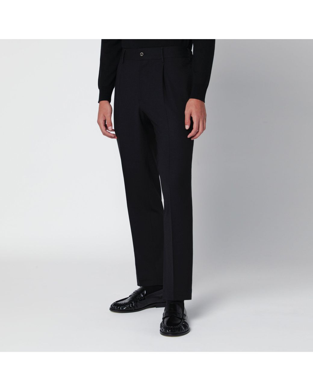 Santaniello Black Trousers for men